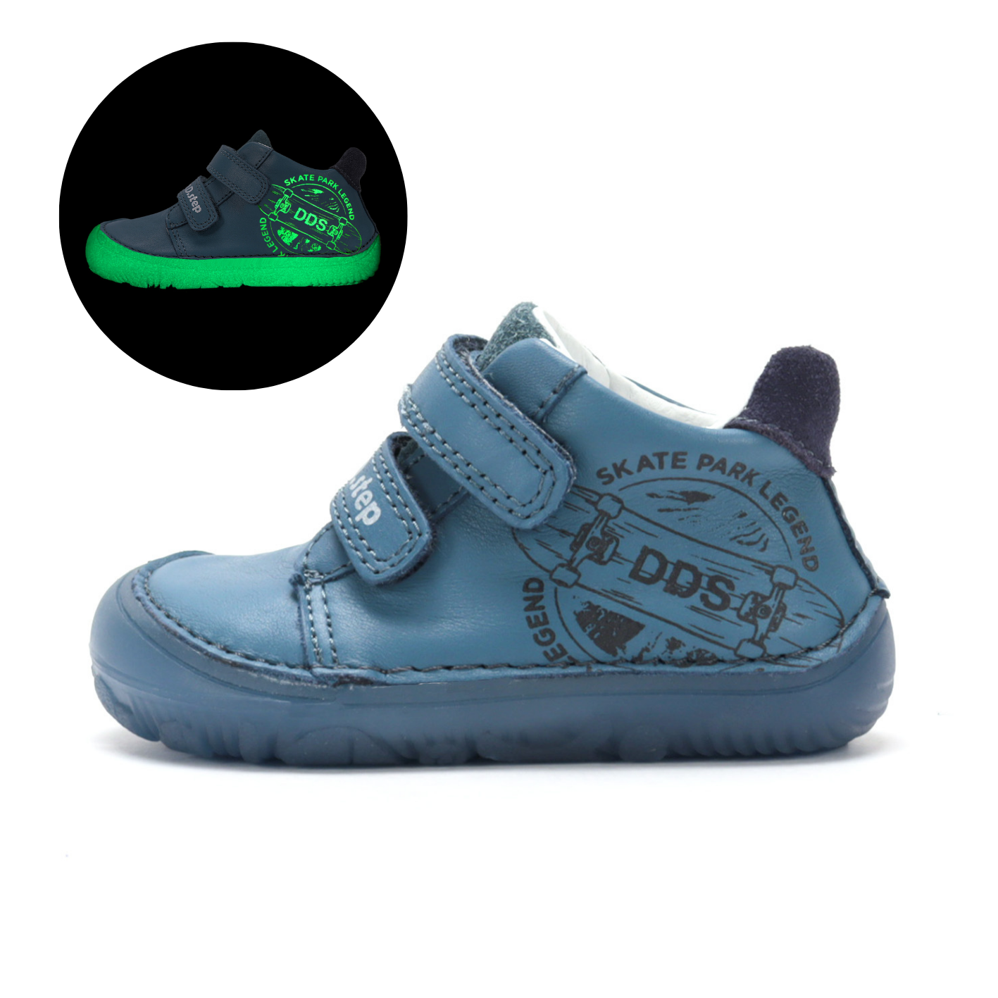 Chaussures enfants DD Step Barefoot S073-62313B Marine sur la boutique Liberty Pieds (10)