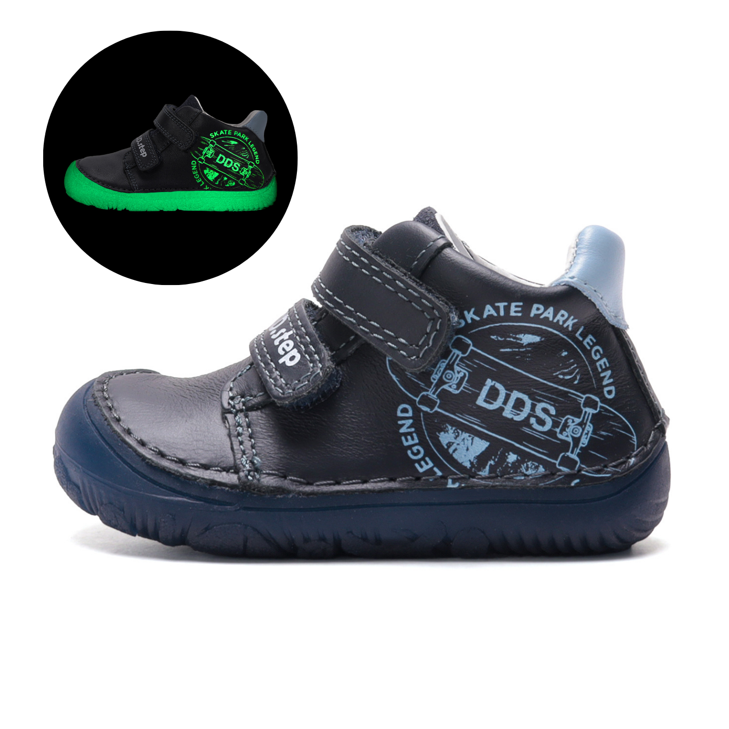 Chaussures enfants DD Step Barefoot S073-62313A Royal Blue sur la boutique Liberty Pieds (11)