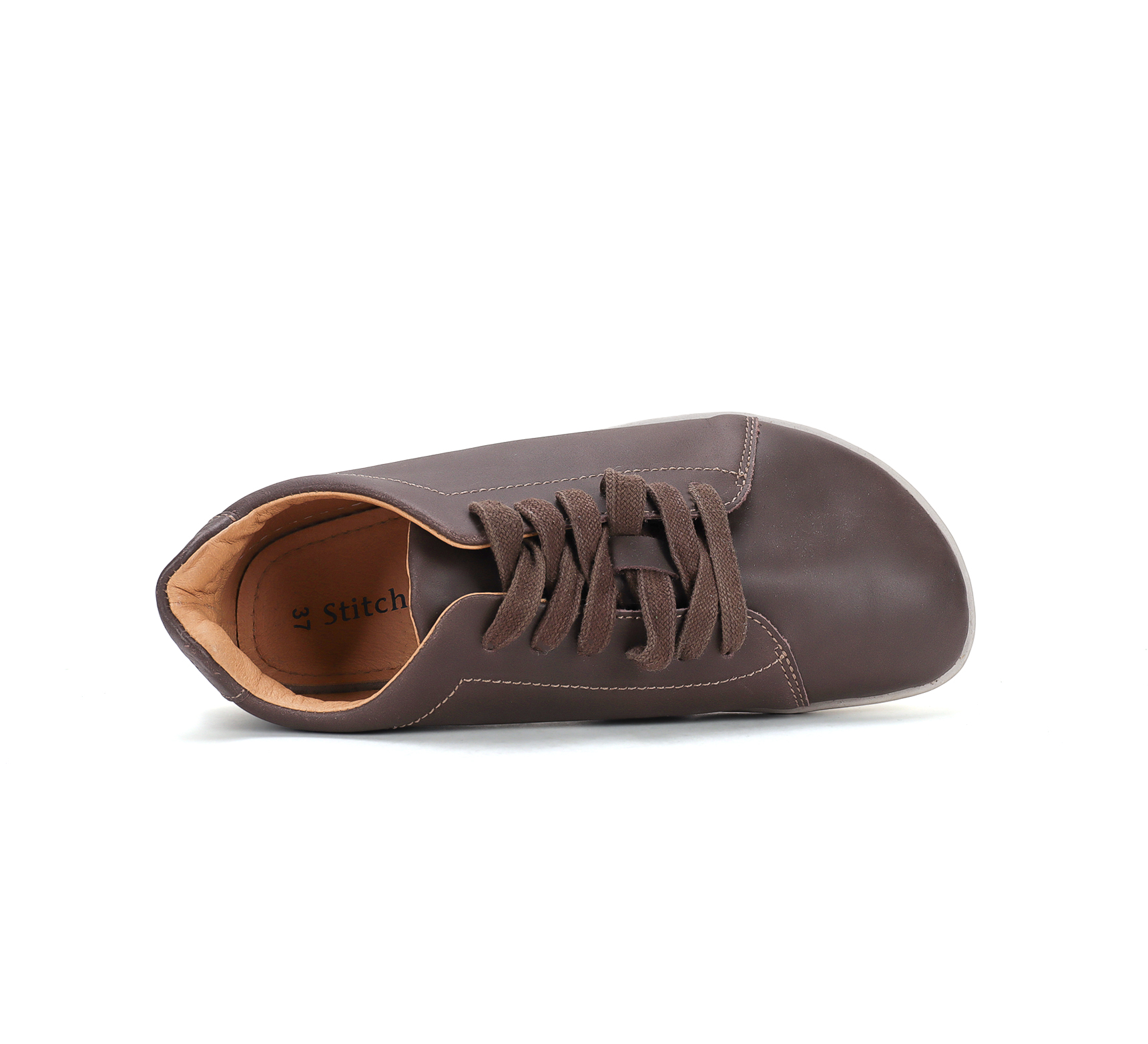 Chaussures barefoot Stitch&amp;Walk S088-62193C Chocolate sur la boutique Liberty Pieds (4)