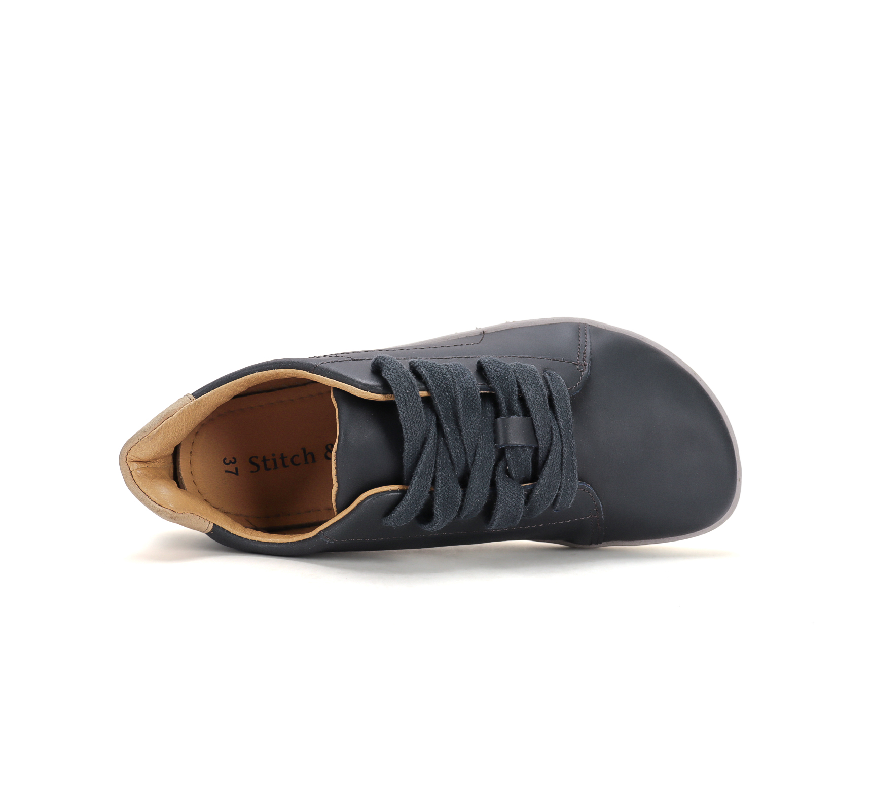 Chaussures barefoot Stitch &amp; Walk S088-62694C Marine Grey sur la boutique Liberty Pieds (4)
