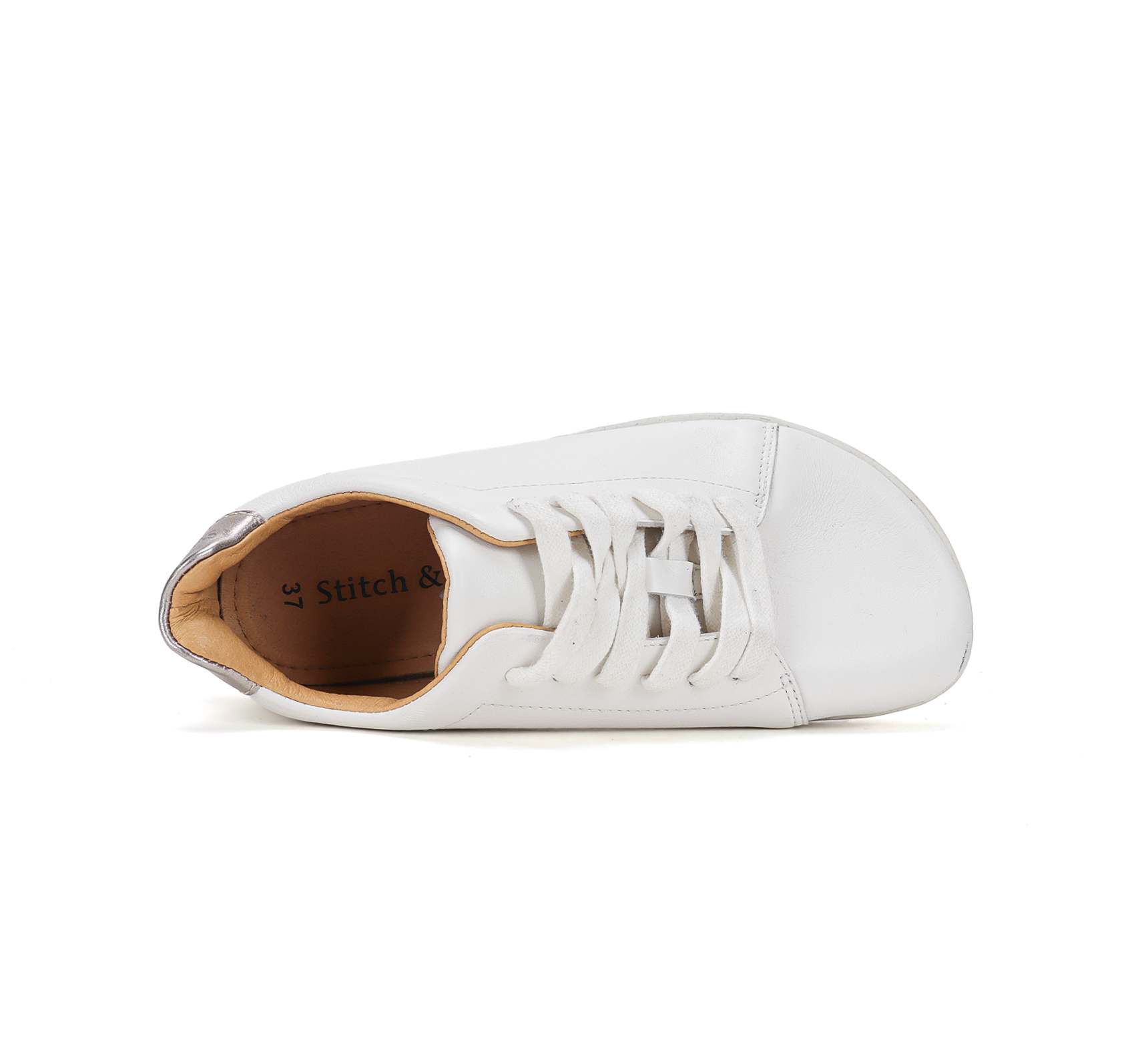 Chaussures barefoot Stitch &amp; Walk S088-62193A White sur la boutique Liberty Pieds (5)