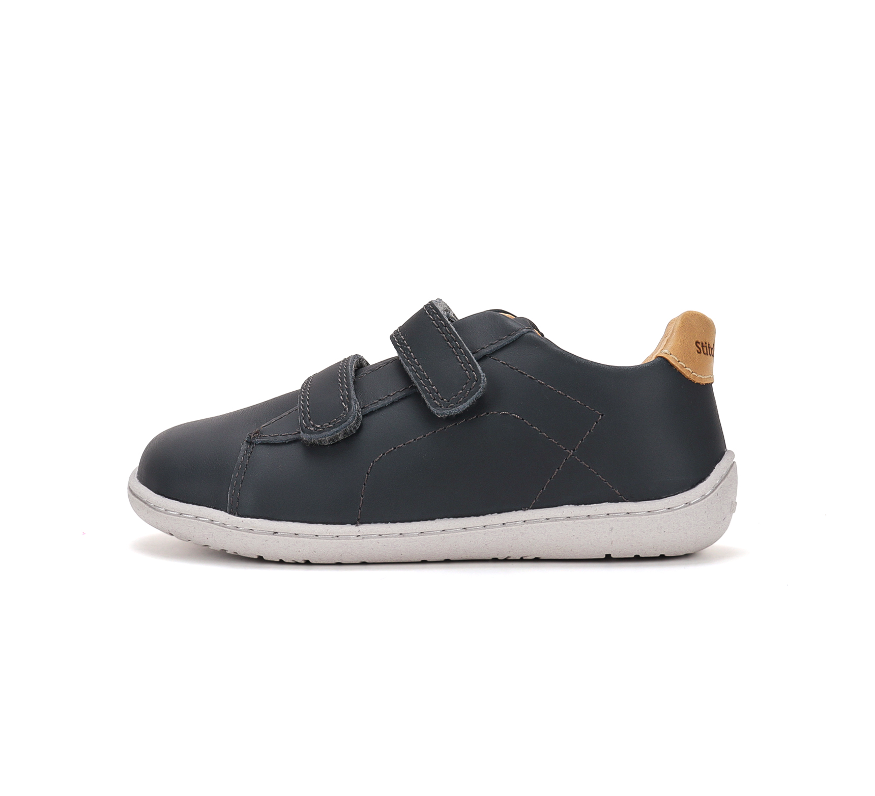 Chaussures enfants barefoot Stitch &amp; Walk S088-62293C Marine Grey sur la boutique Liberty Pieds (1)