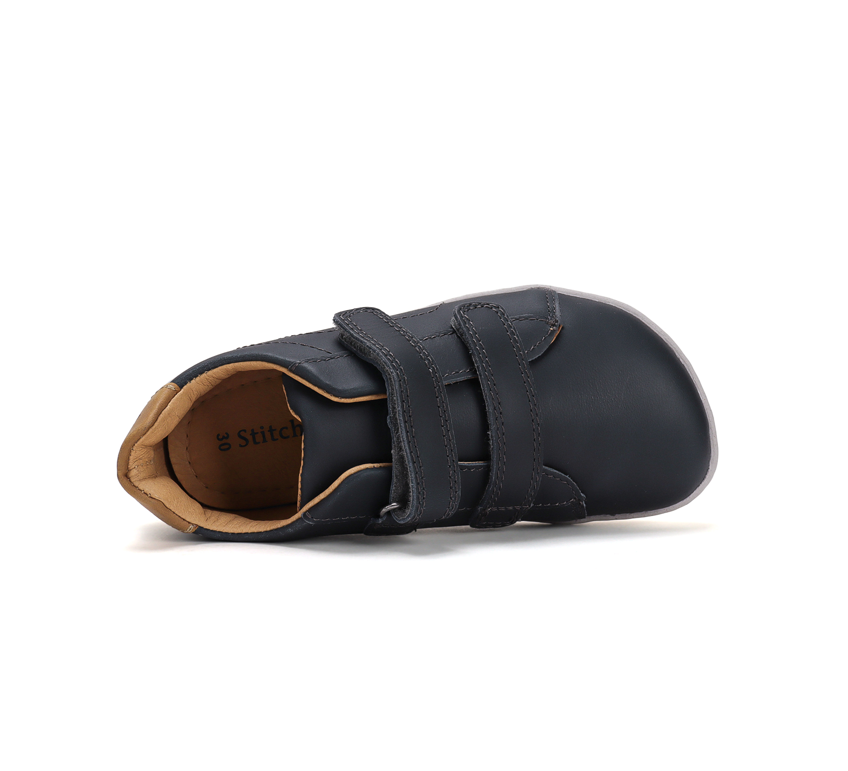 Chaussures enfants barefoot Stitch &amp; Walk S088-62293C Marine Grey sur la boutique Liberty Pieds (4)