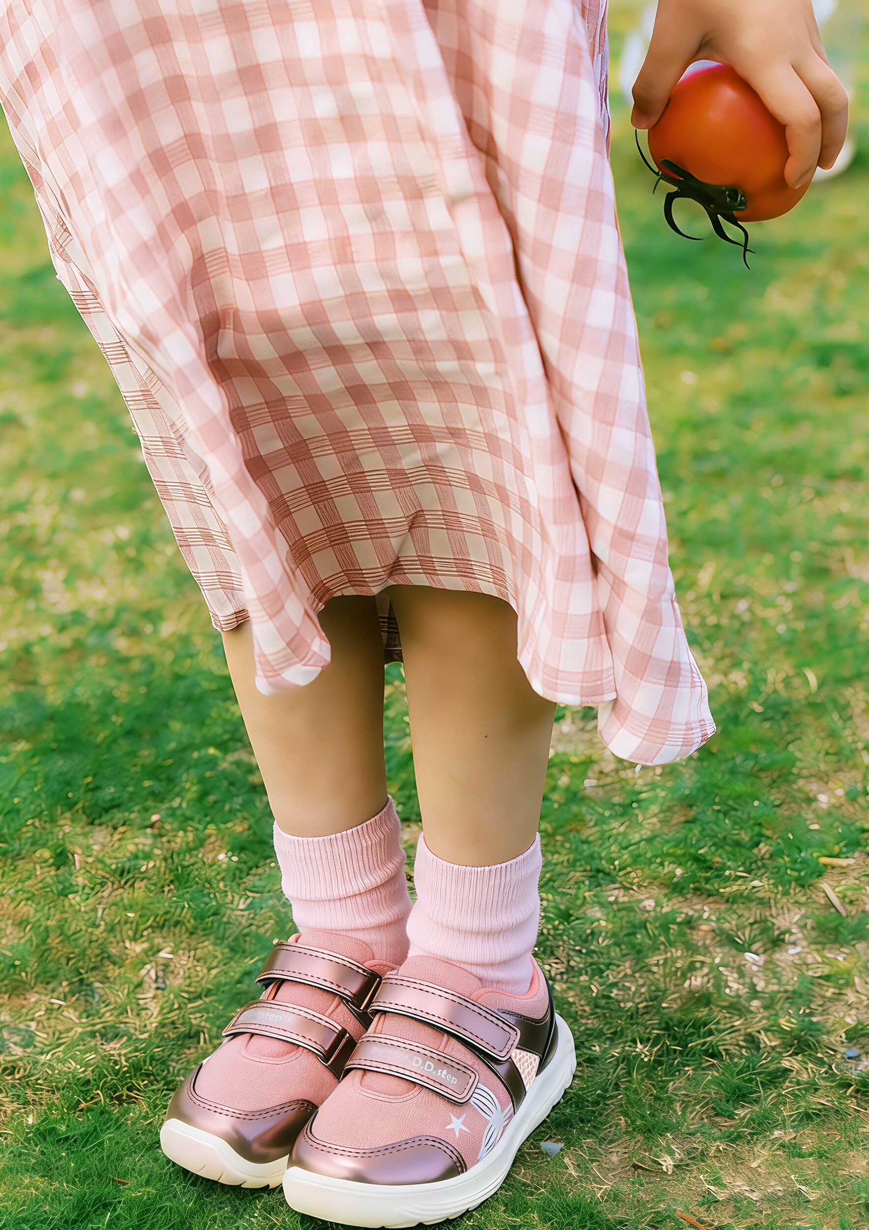 Baskets enfant imperméables DD Step barefoot P093-62727B Strawberry sirène sur la boutique Liberty Pieds (11)