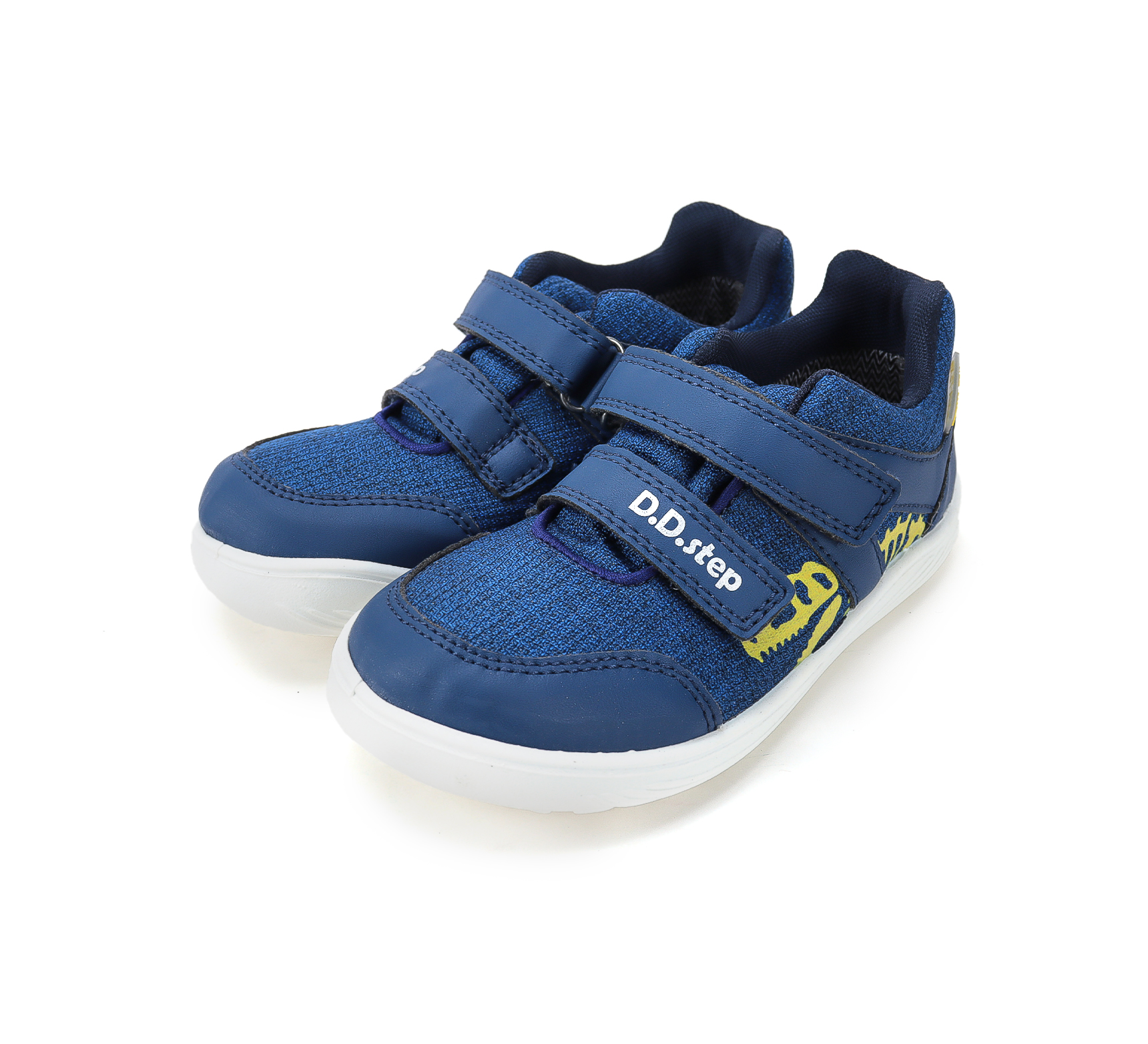 Baskets enfant imperméables DD STEP barefoot P093-62885B Royal Blue dino sur la boutique Liberty Pieds (6)