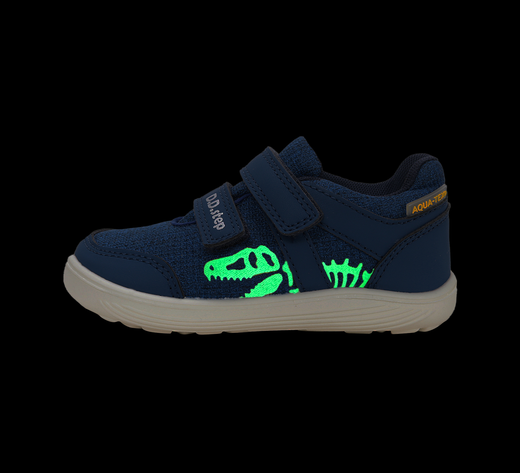 Baskets enfant imperméables DD STEP barefoot P093-62885B Royal Blue dino sur la boutique Liberty Pieds (9)