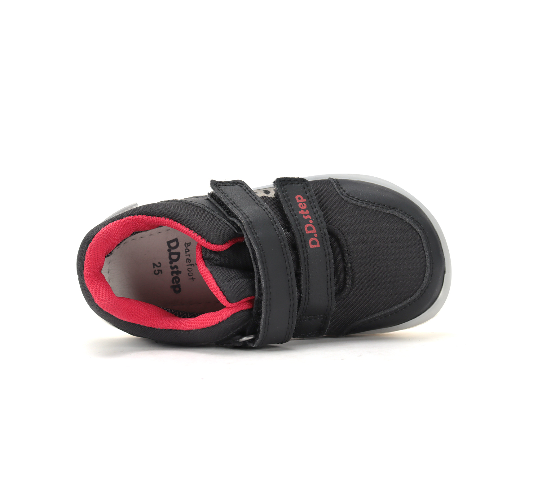 Baskets enfant imperméables DD Step barefoot P093-62885A Black dino sur la boutique Liberty Pieds (5)