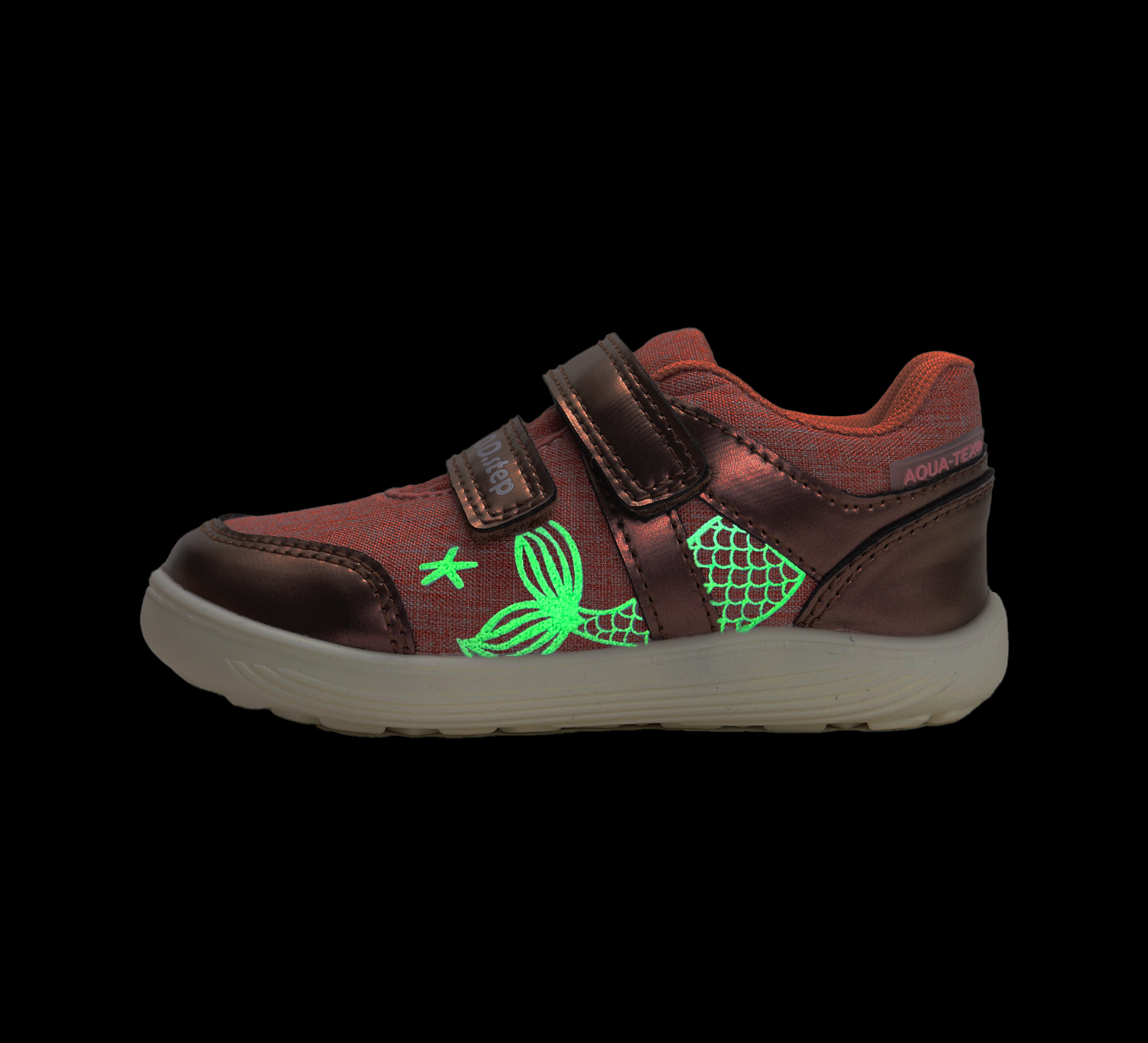 Baskets enfant imperméables DD Step barefoot P093-62727B Strawberry sirène sur la boutique Liberty Pieds (1)