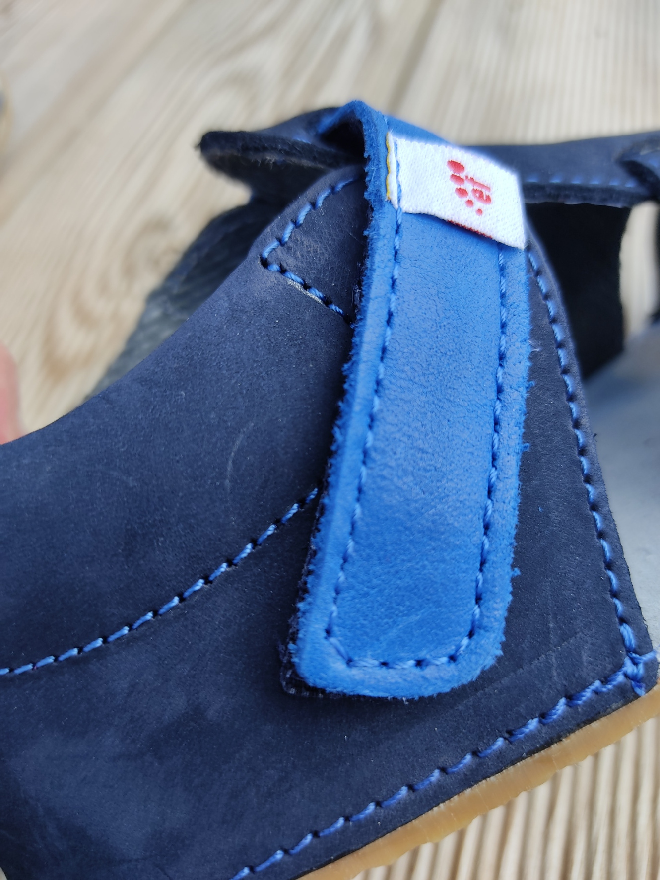 sandales EF barefoot bleu marine sur la boutique liberty pieds (11)