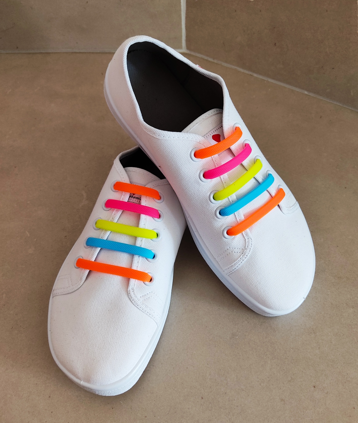 lacet élastique street rainbow sur la boutique liberty pieds