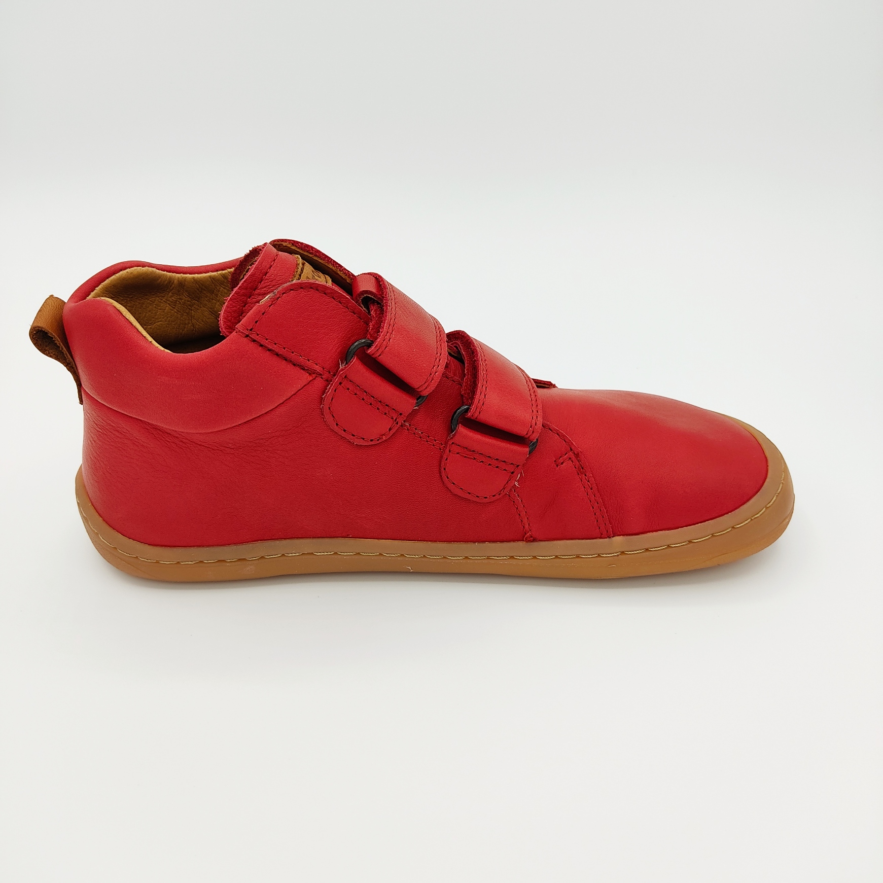 bottine Froddo barefoot high tops couleur rouge sur la boutique Liberty Pieds-6