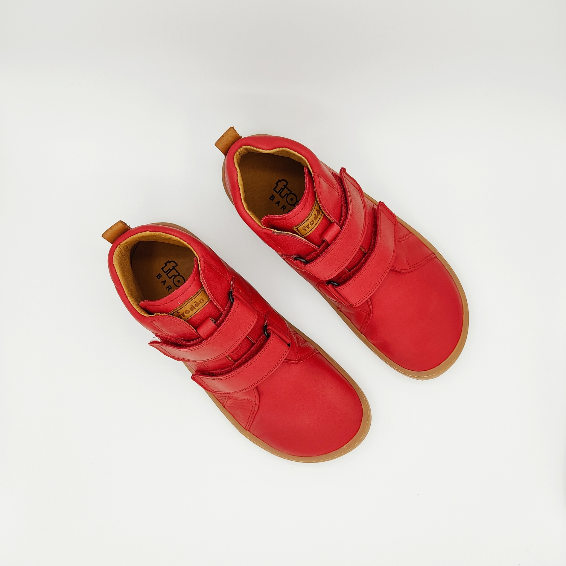 bottine Froddo barefoot high tops couleur rouge sur la boutique Liberty Pieds-9