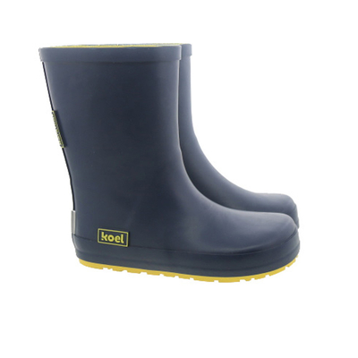 botte de pluie Koel wellie barefoot bleu sur la boutique liberty pieds