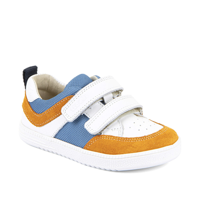 Baskets barefoot enfant Froddo Loop G3130282-1 caramel et bleu sur la boutique Liberty Pieds (2)