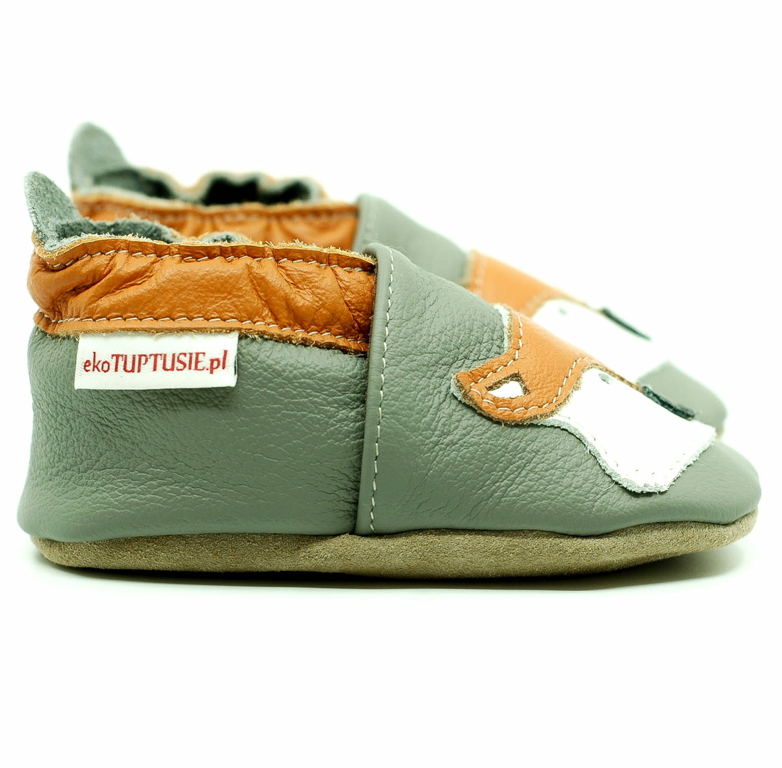 chausson cuir renard