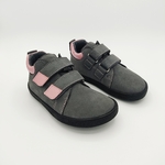 chaussures EF barefoot bea grey rose sur la boutique liberty pieds