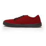 baskets ALL IN STARTER rouge et noir vue de profil sur la boutique Liberty Pieds-1