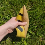 sandales ef barefoot jaune sur le boutique liberty pieds-12