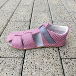 Sandales ef barefoot rose et étoiles sur la boutique liberty pieds-10