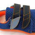 Baskets en mesh de la marque Beda barefoot, blue mandarine, sur la boutique Liberty Pieds-9