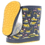 botte de pluie Koel wellie barefoot tractor blue sur la boutique liberty pieds