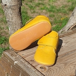 chaussures froddo prewalkers jaune moutarde G1130005-19-5