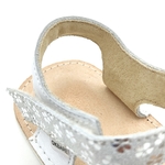 sandales barefoot Ok bare MIRRISA.I blanche à fleurs argentées sur la boutique Liberty Pieds-8