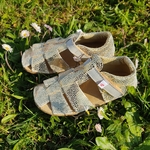 Sandales ef barefoot or gold sur la boutique liberty pieds-6