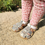 Sandales ef barefoot or gold sur la boutique liberty pieds-7