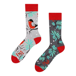 Chaussettes chaudes Dedoles oiseau rouge sur la boutique Liberty Pieds (1)