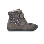 chaussures fourrées DD Step W063-333 grise à étoile bronze rosé sur la boutique Liberty Pieds (3)