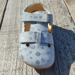 Sandales Froddo prewalkers double scratch blanc-argenté sur la boutique liberty pieds-1