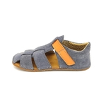 sandales EF barefoot gris-orange chez liberty pieds-5