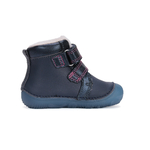 bottes barefoot fourrées DD Step W073-42766 Royal Blue Fée sur la boutique Liberty Pieds (4)