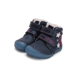 bottes barefoot fourrées DD Step W073-42766 Royal Blue Fée sur la boutique Liberty Pieds (7)
