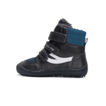 bottes barefoot fourrées DD Step W063-42754 Royal Blue sur la boutique Liberty Pieds (2)