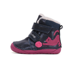 Bottes barefoot fourrées DD Step W070-42110A Royal Blue chat sur la boutique Liberty Pieds (2)