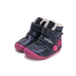 Bottes barefoot fourrées DD Step W070-42110A Royal Blue chat sur la boutique Liberty Pieds (7)