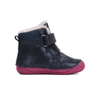 Bottes barefoot fourrées DD Step W070-42110A Royal Blue chat sur la boutique Liberty Pieds (4)