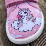 Basket enfant en toile EF Barefoot -23-3407-1540 licorne - sur la boutique Liberty Pieds-4