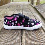 Basket enfant en toile EF Barefoot -23-3407-1720 black love - sur la boutique Liberty Pieds-4