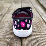 Basket enfant en toile EF Barefoot -23-3407-1720 black love - sur la boutique Liberty Pieds-6