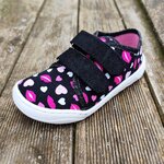 Basket enfant en toile EF Barefoot -23-3407-1720 black love - sur la boutique Liberty Pieds-8