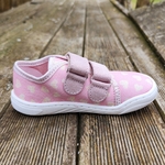 Basket enfant en toile EF Barefoot -23-3407-1603 rose déco coeurs - sur la boutique Liberty Pieds-3