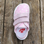 Basket enfant en toile EF Barefoot -23-3407-1603 rose déco coeurs - sur la boutique Liberty Pieds-4