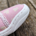 Basket enfant en toile EF Barefoot -23-3407-1603 rose déco coeurs - sur la boutique Liberty Pieds-6