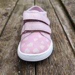Basket enfant en toile EF Barefoot -23-3407-1603 rose déco coeurs - sur la boutique Liberty Pieds-12