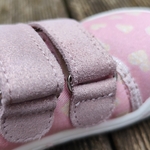 Basket enfant en toile EF Barefoot -23-3407-1603 rose déco coeurs - sur la boutique Liberty Pieds-7
