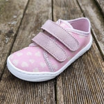 Basket enfant en toile EF Barefoot -23-3407-1603 rose déco coeurs - sur la boutique Liberty Pieds-13