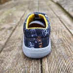 Basket enfant en toile et cuir EF Barefoot -23-3404-0031 BMX - sur la boutique Liberty Pieds-10